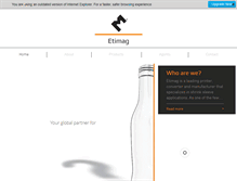 Tablet Screenshot of etimag.com.tr